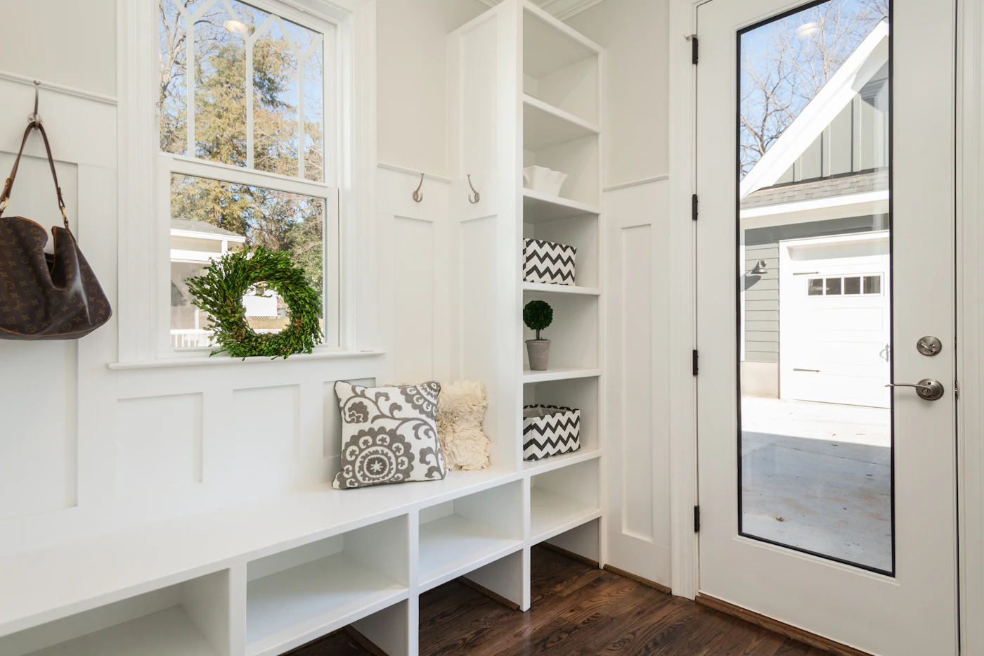 Integrated turnkey interior storage