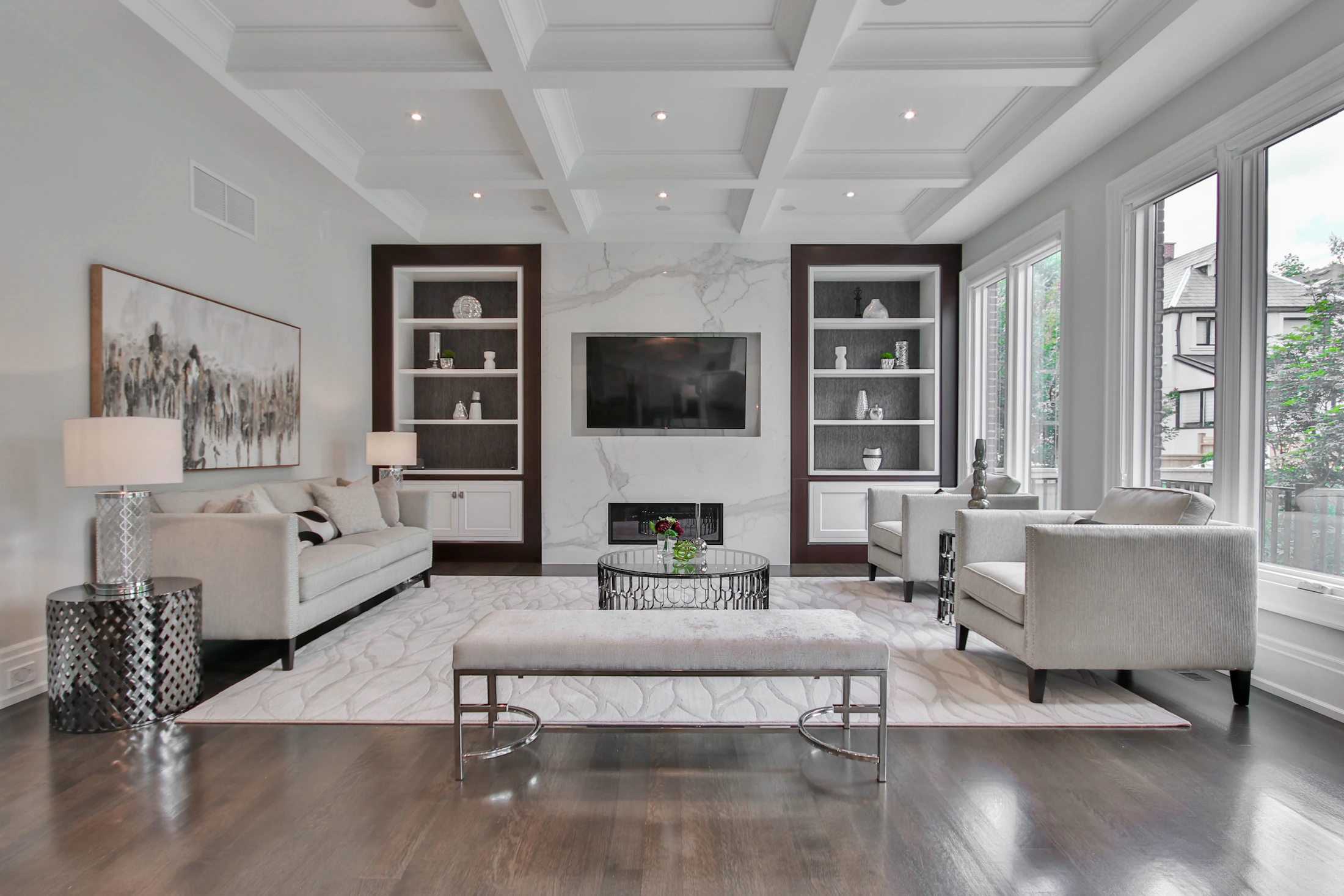 Premium living room interior by Snowdrop Interiors